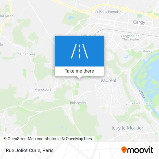 Rue Joliot Curie map