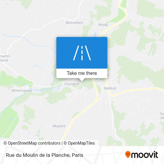 Rue du Moulin de la Planche map