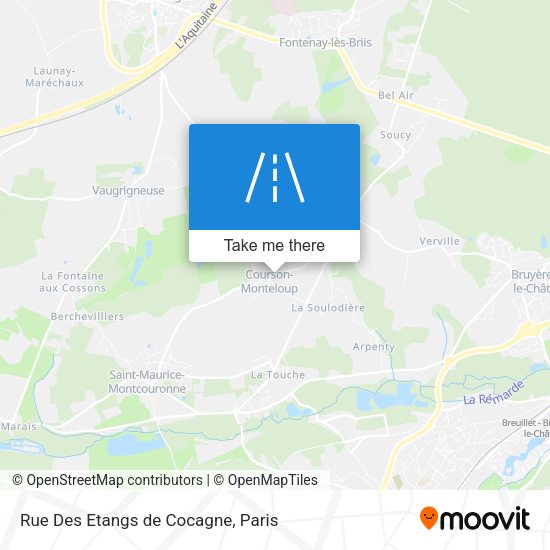 Rue Des Etangs de Cocagne map