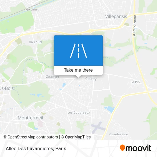 Allée Des Lavandières map