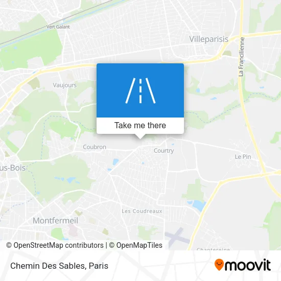 Chemin Des Sables map