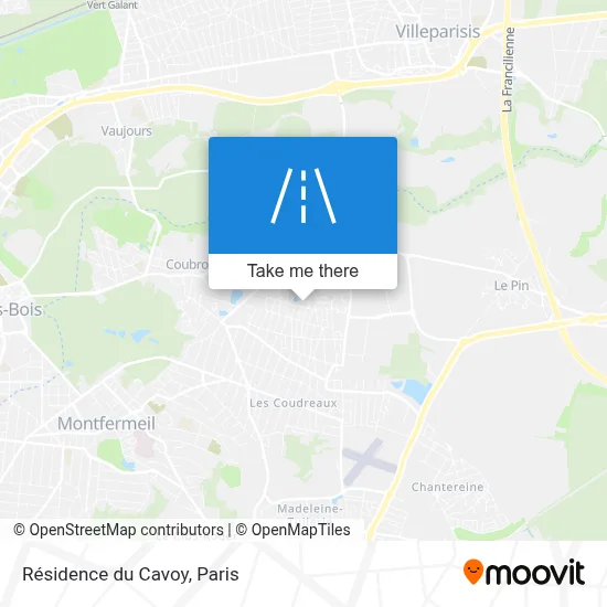 Résidence du Cavoy map