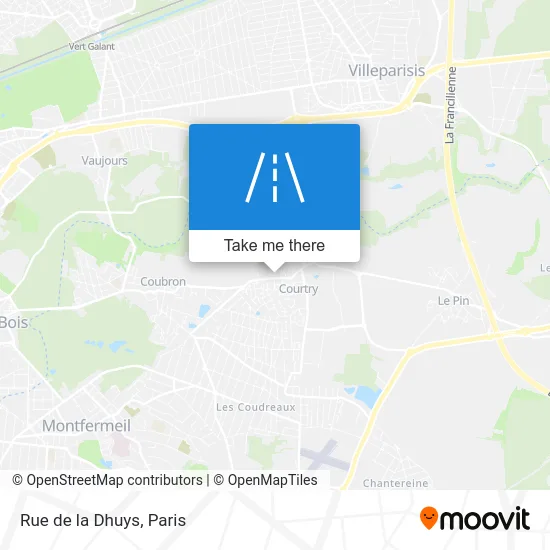 Rue de la Dhuys map