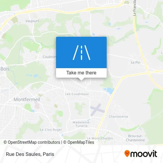 Rue Des Saules map