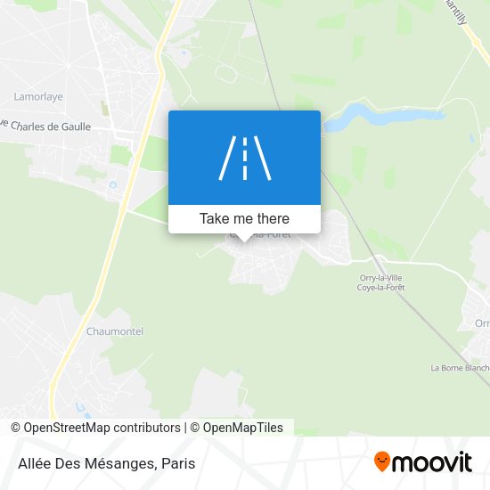 Allée Des Mésanges map