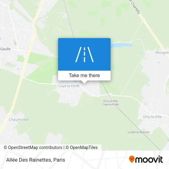 Allée Des Rainettes map