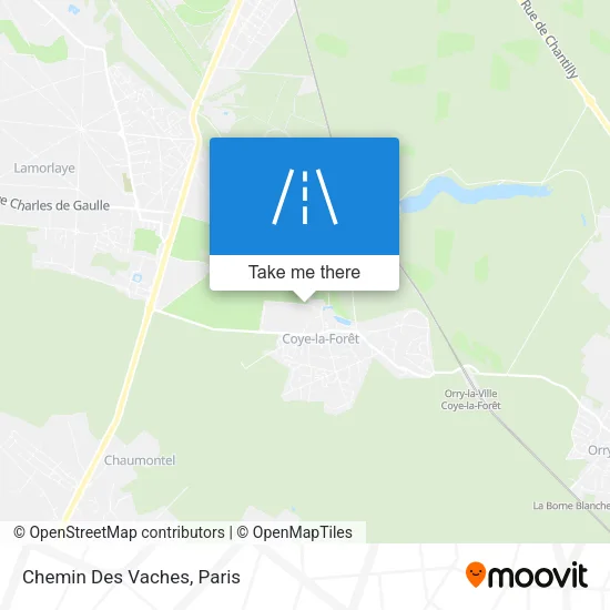 Chemin Des Vaches map