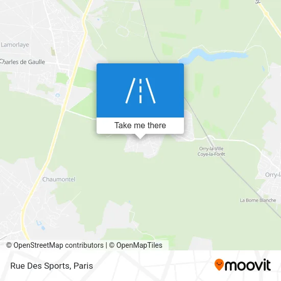 Rue Des Sports map