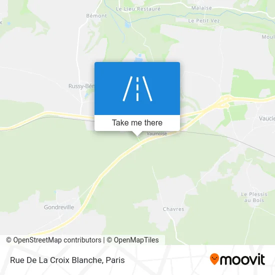 Rue De La Croix Blanche map