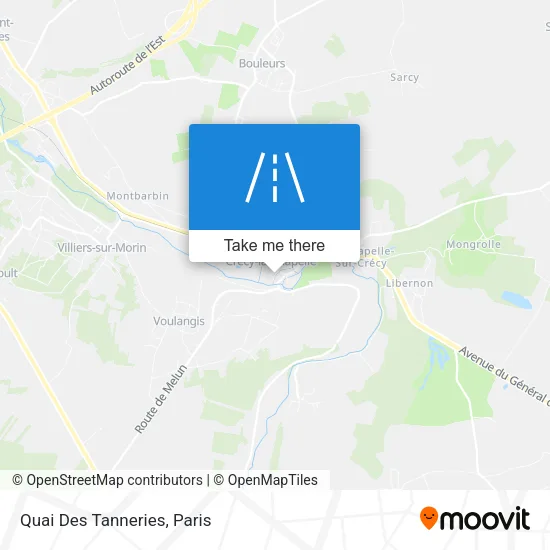 Mapa Quai Des Tanneries