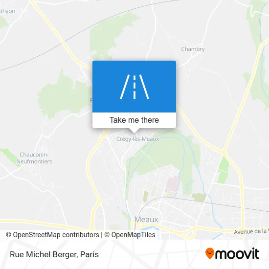 Rue Michel Berger map