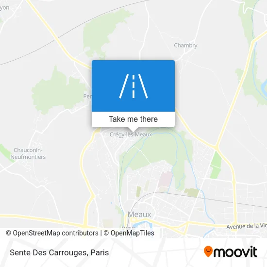 Sente Des Carrouges map