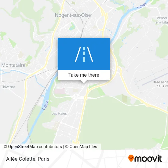 Mapa Allée Colette