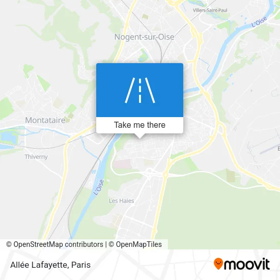 Allée Lafayette map