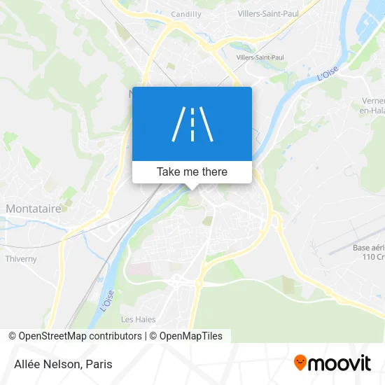 Allée Nelson map