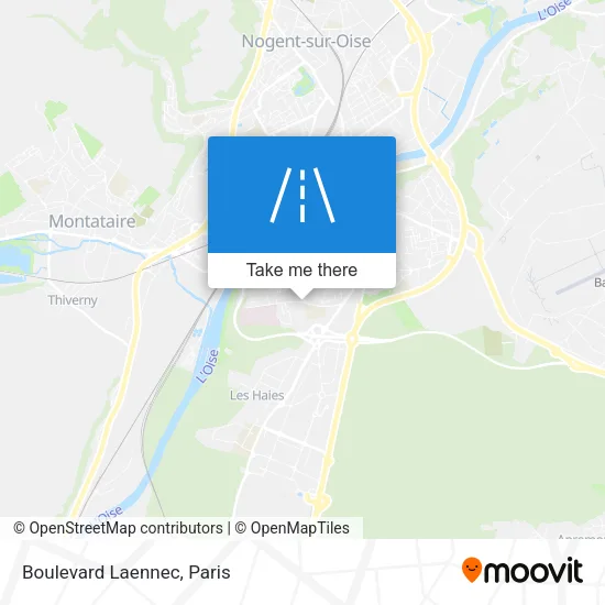 Boulevard Laennec map