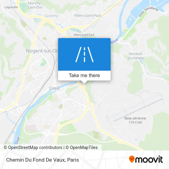 Chemin Du Fond De Vaux map