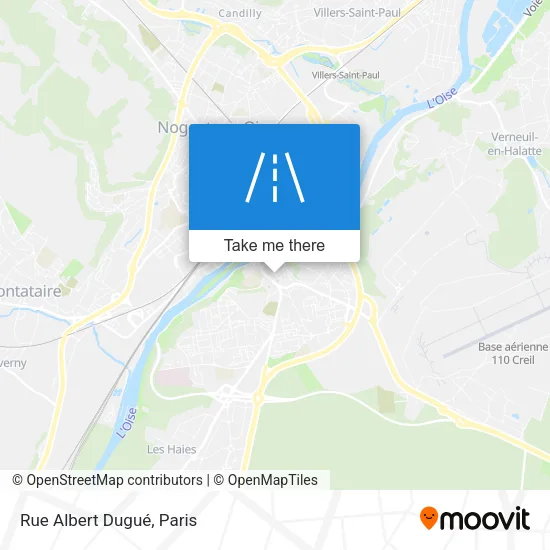 Rue Albert Dugué map
