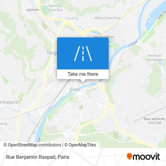 Rue Benjamin Raspail map