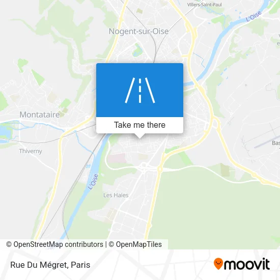 Rue Du Mégret map