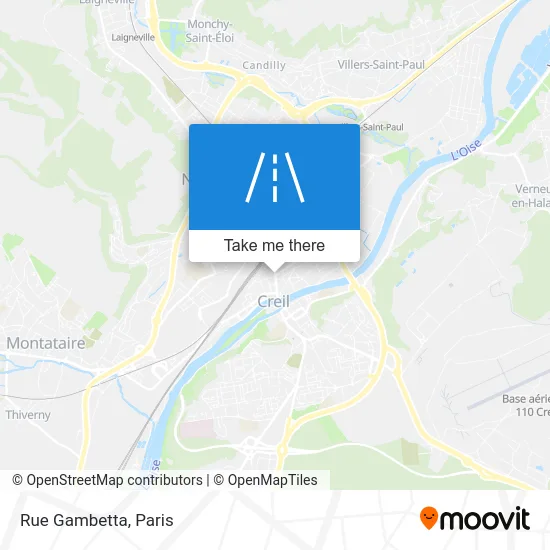 Rue Gambetta map