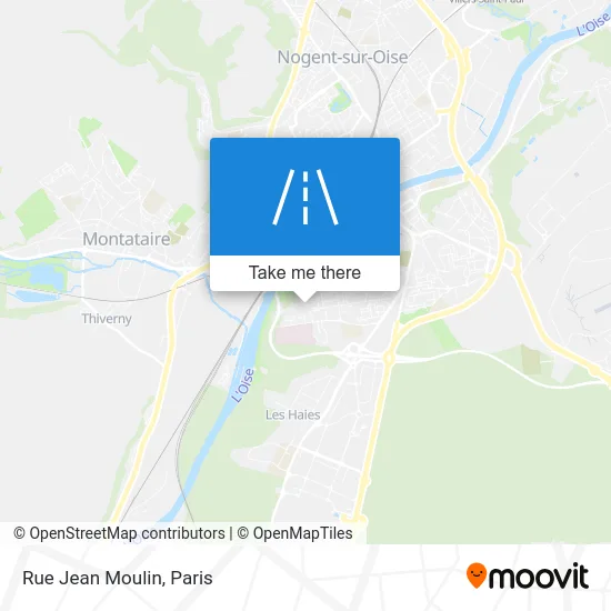 Rue Jean Moulin map