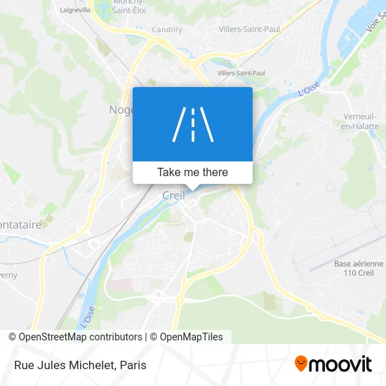 Rue Jules Michelet map