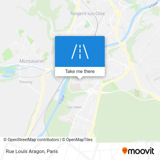 Rue Louis Aragon map