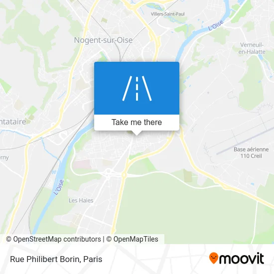 Rue Philibert Borin map