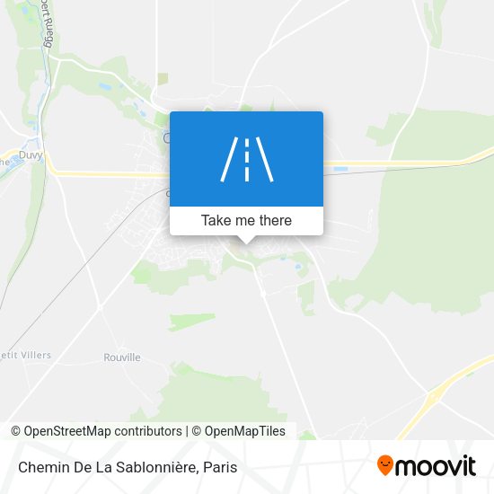 Chemin De La Sablonnière map