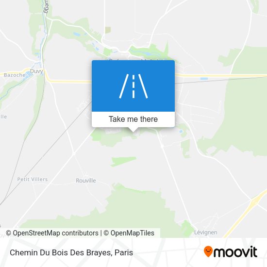 Chemin Du Bois Des Brayes map