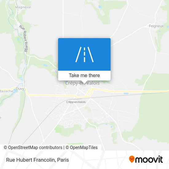 Rue Hubert Francolin map