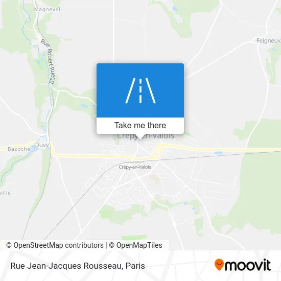 Rue Jean-Jacques Rousseau map