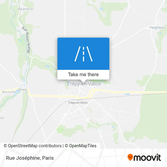 Rue Joséphine map