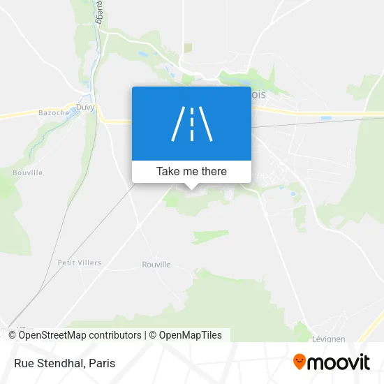 Rue Stendhal map