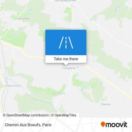 Chemin Aux Boeufs map