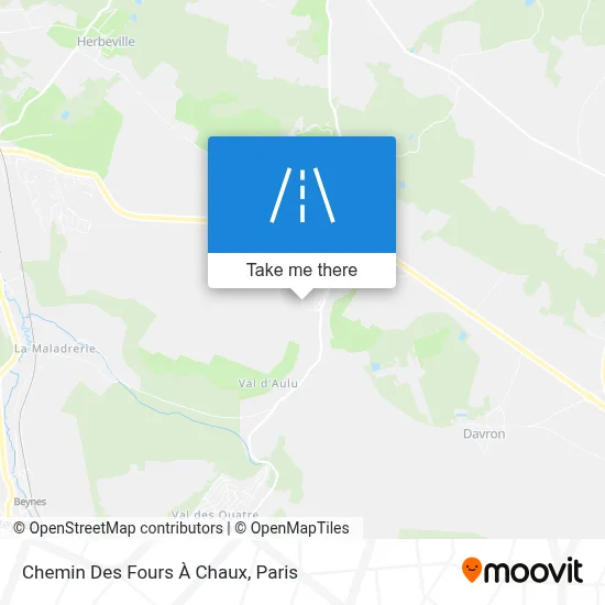 Chemin Des Fours À Chaux map