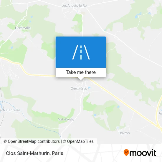 Clos Saint-Mathurin map
