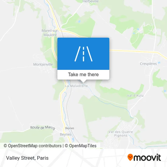 Rue de la Vallée map
