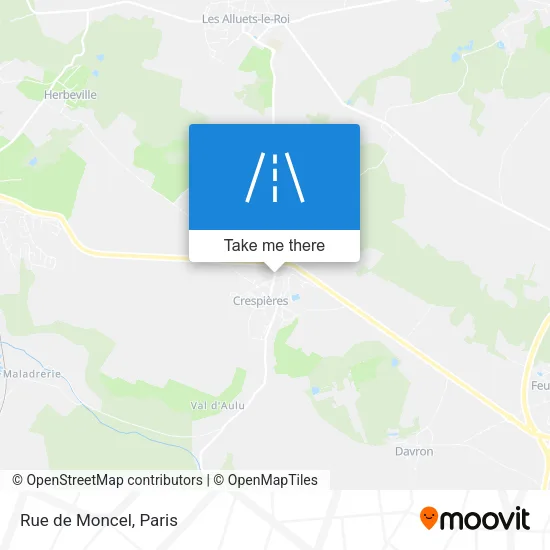 Rue de Moncel map