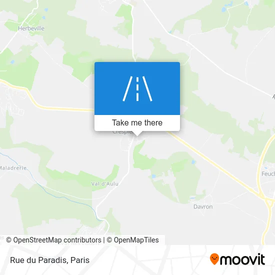 Rue du Paradis map