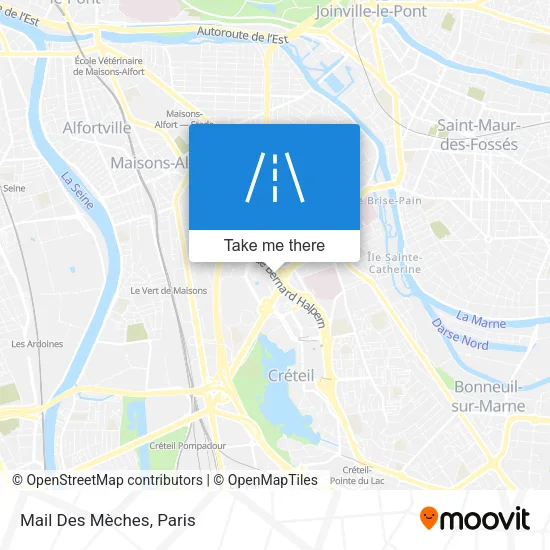Mail Des Mèches map