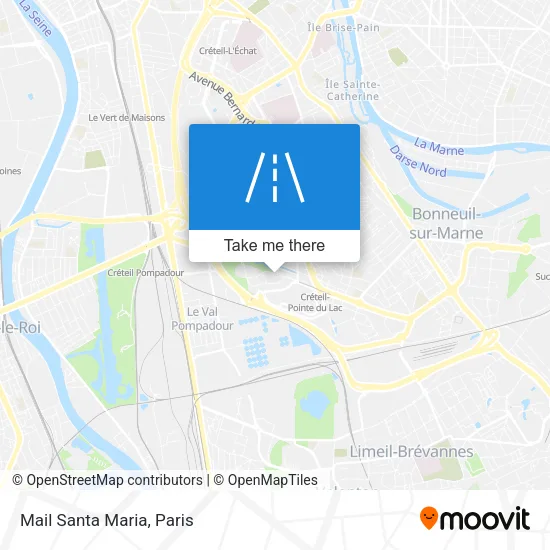 Mail Santa Maria map