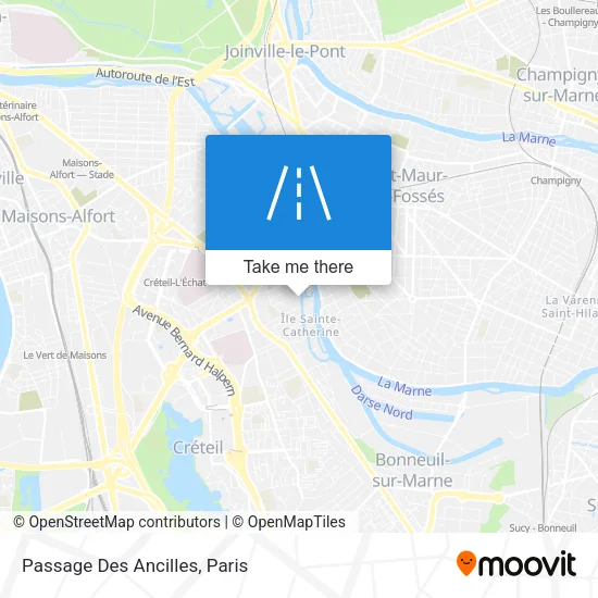 Passage Des Ancilles map