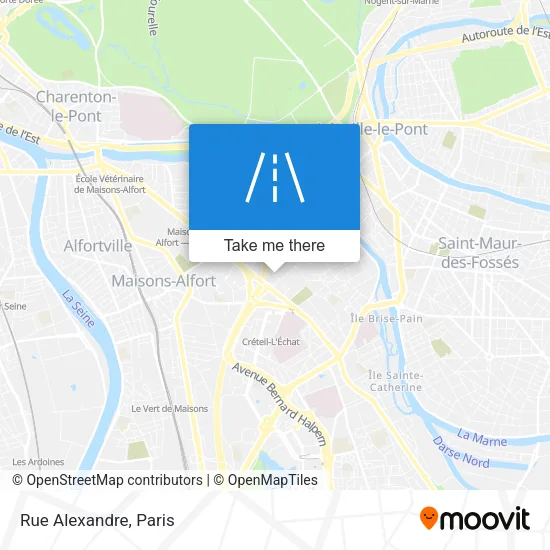 Rue Alexandre map