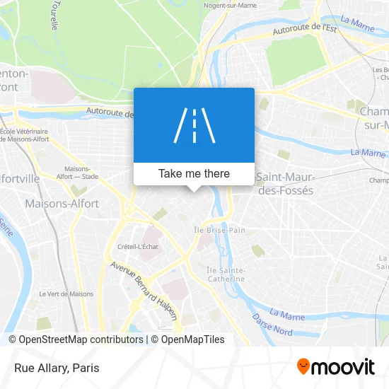 Rue Allary map