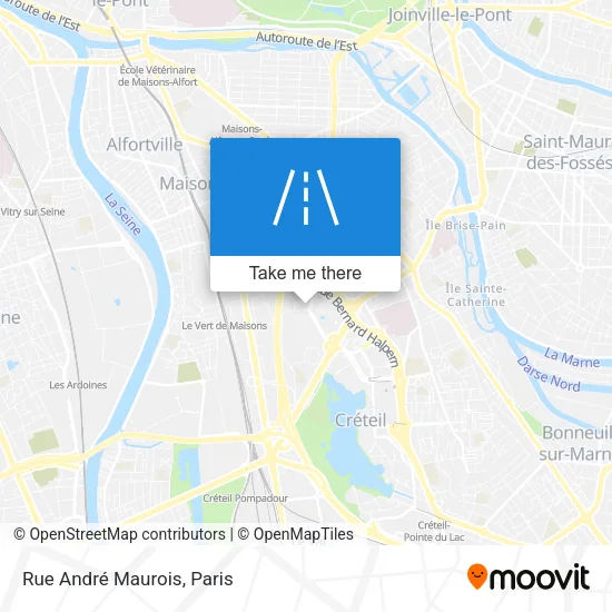 Rue André Maurois map