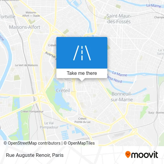 Rue Auguste Renoir map