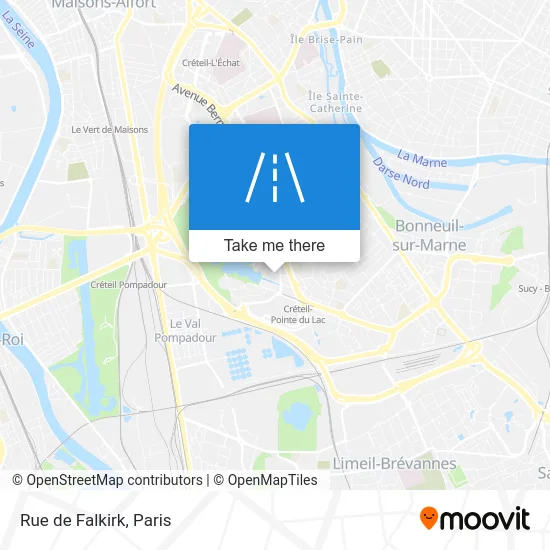 Rue de Falkirk map