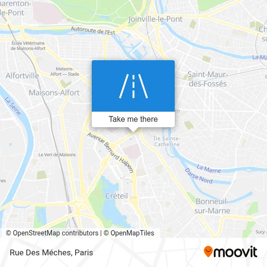 Rue Des Méches map
